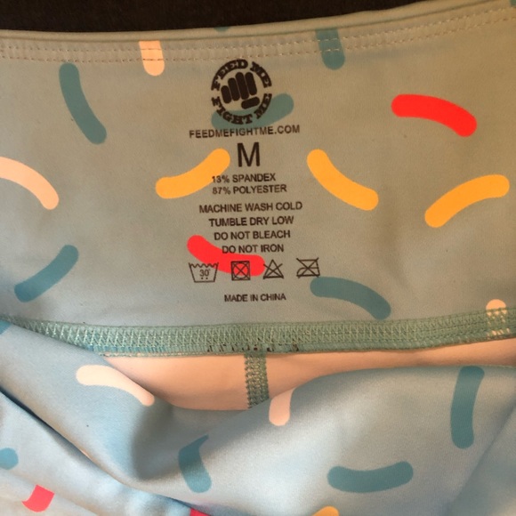 Feed Me Fight Me Donut Sprinkle shorts - Picture 3 of 3